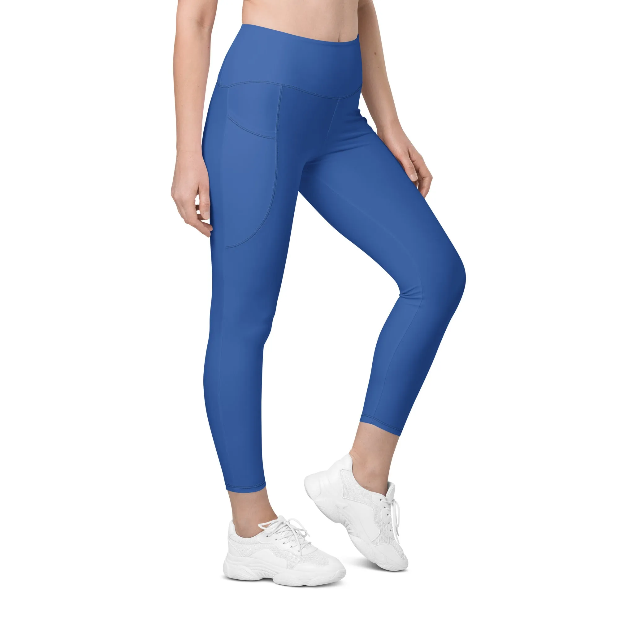 Royal Blue Leggings With Pockets