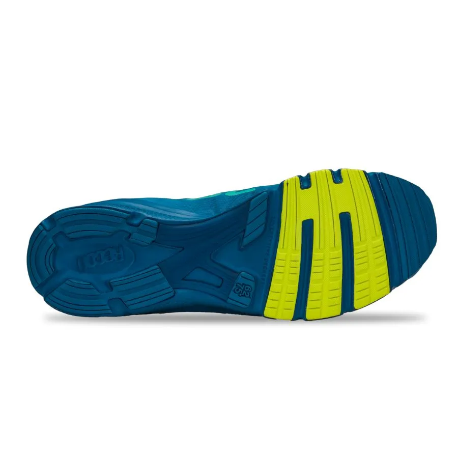 Salming Enroute 3 Running Shoe Men Digital teal blue/Bio Lime