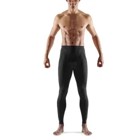 SKINS SERIES-3 MEN'S SLEEPWEAR LONG TIGHTS BLACK