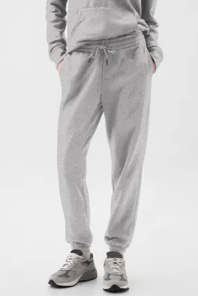 Solid Fleece Lined Pocketed Joggers