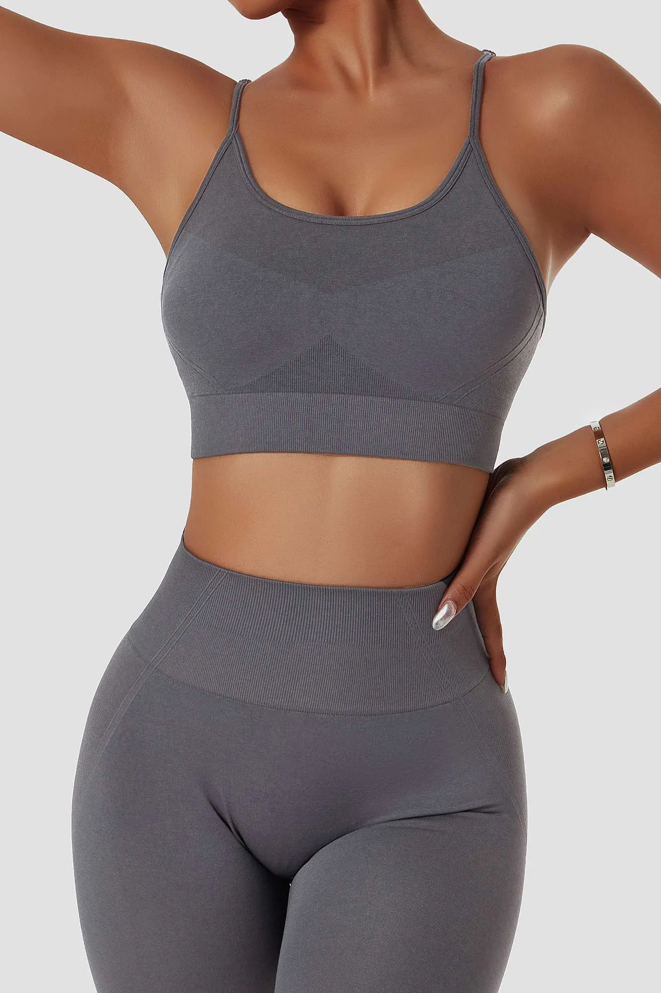 Spaghetti Strap Racerback Sports Bra