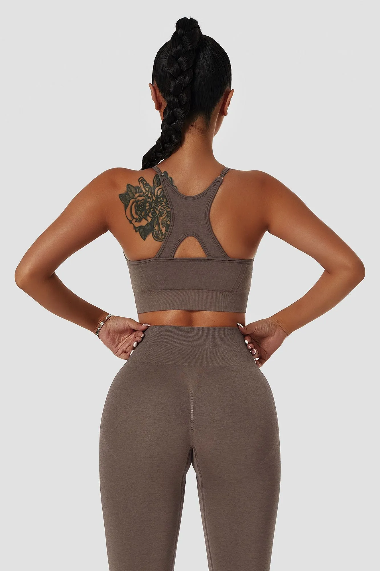 Spaghetti Strap Racerback Sports Bra