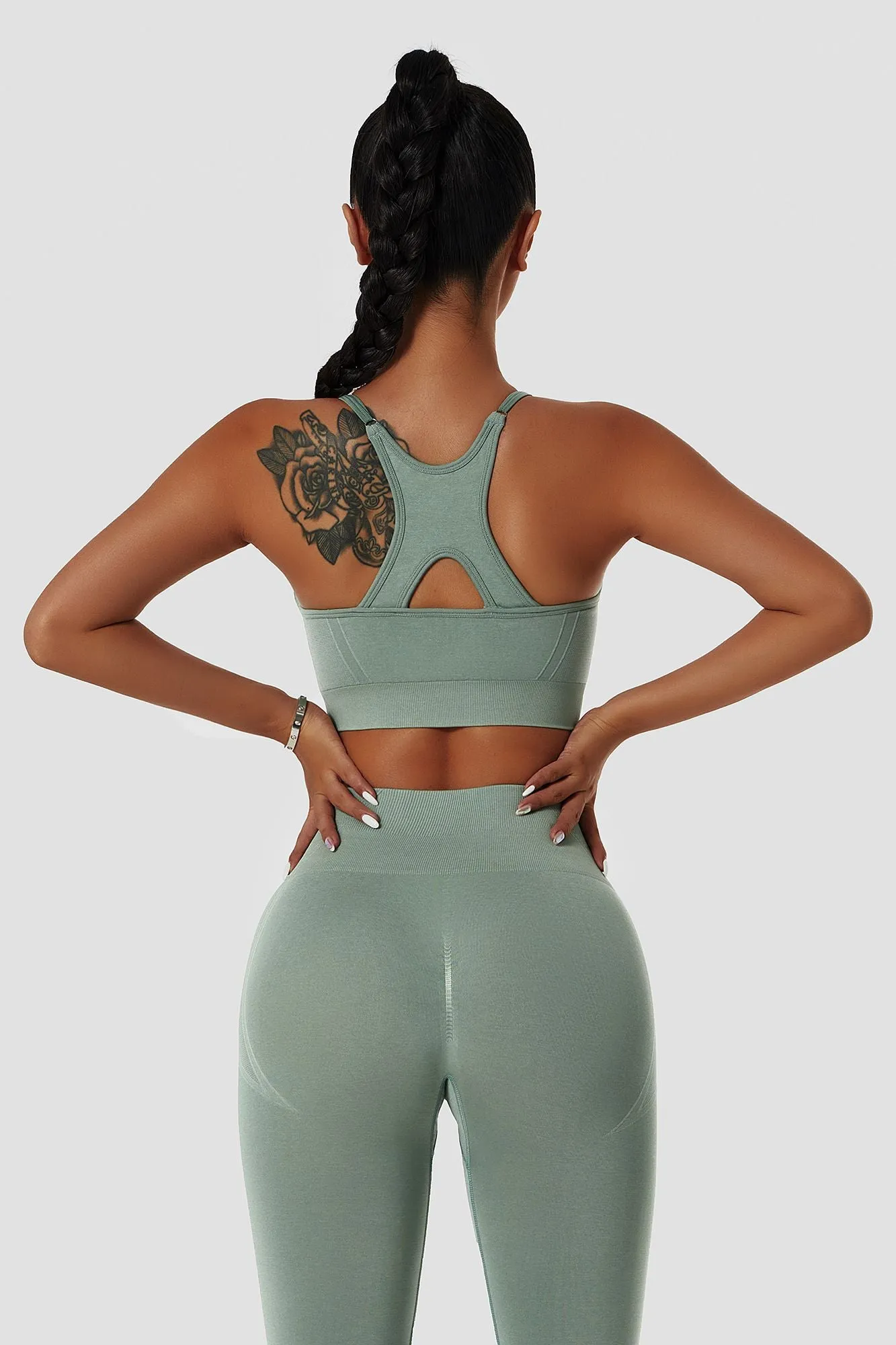 Spaghetti Strap Racerback Sports Bra