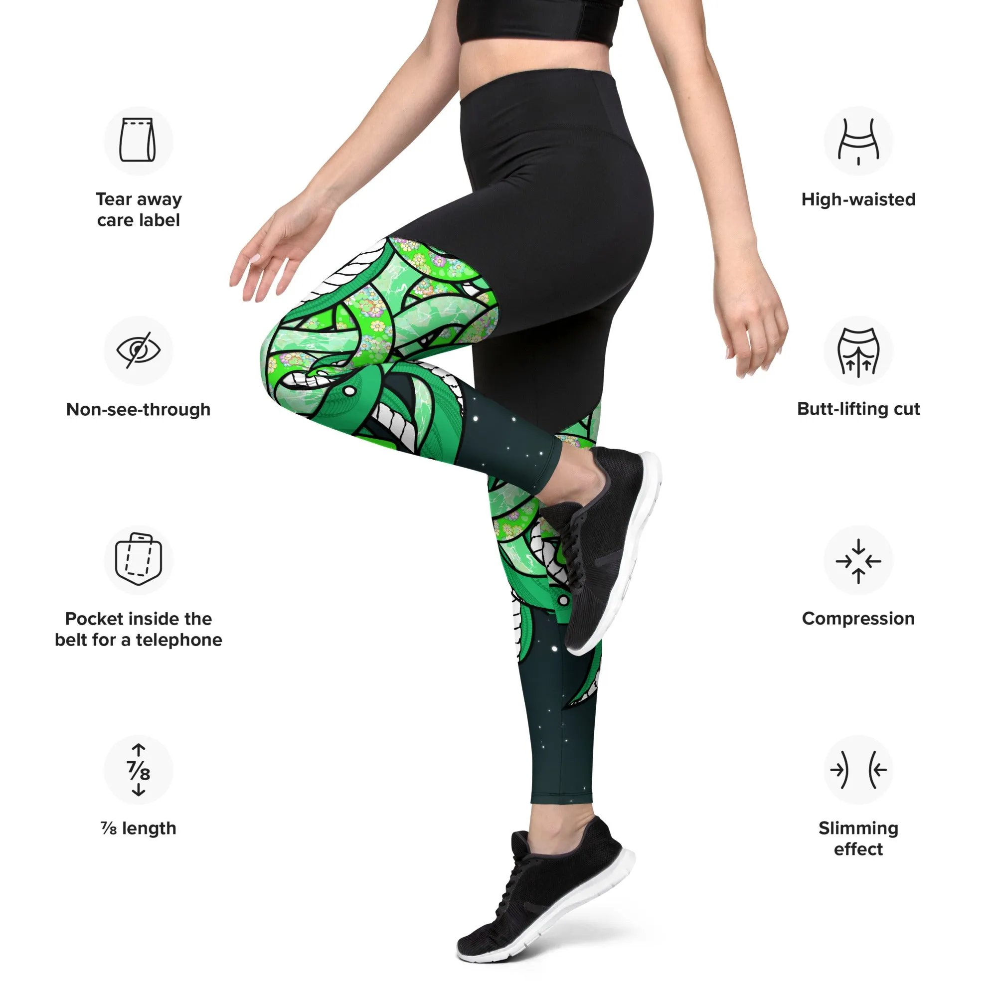 Tangled Snakes Compression Leggings