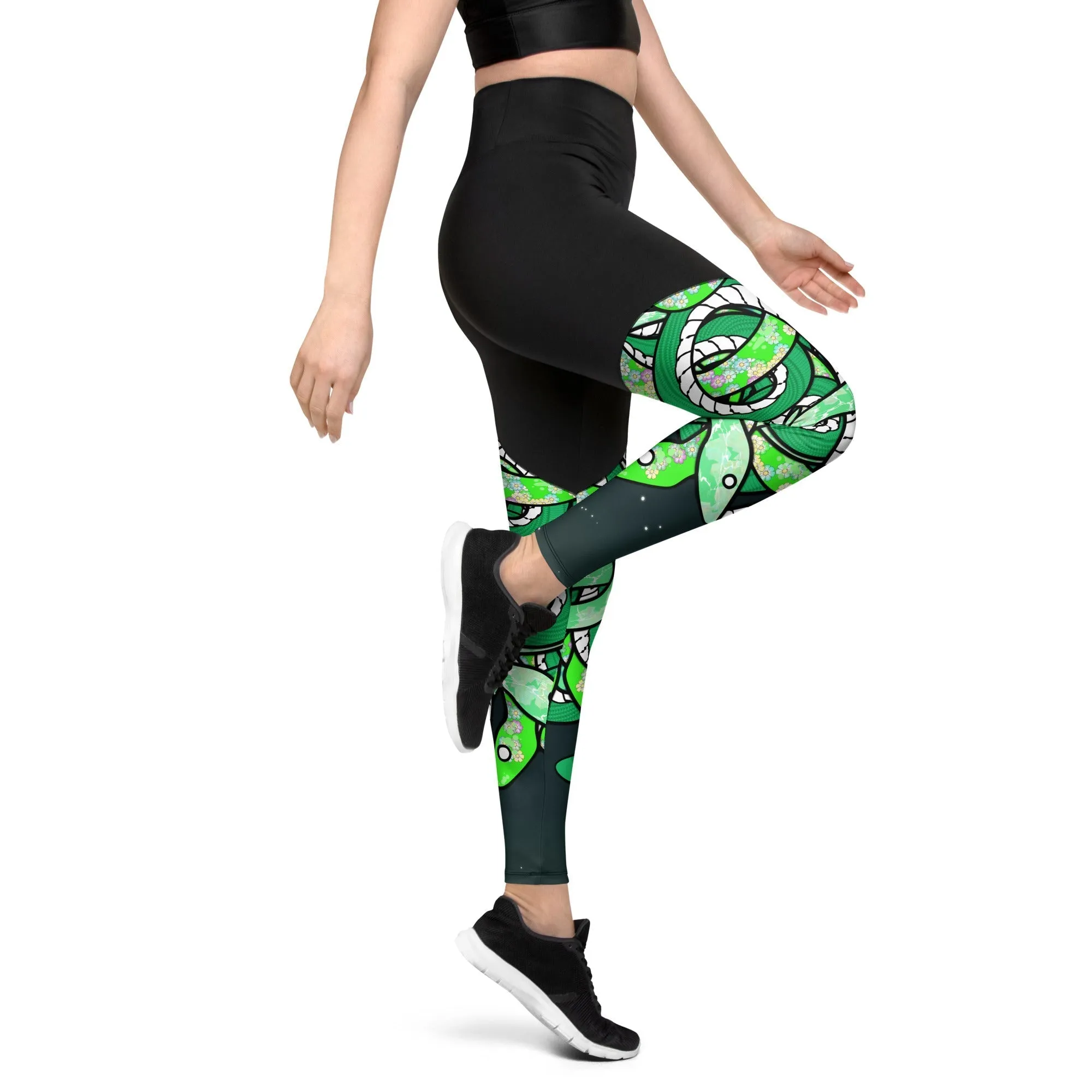 Tangled Snakes Compression Leggings