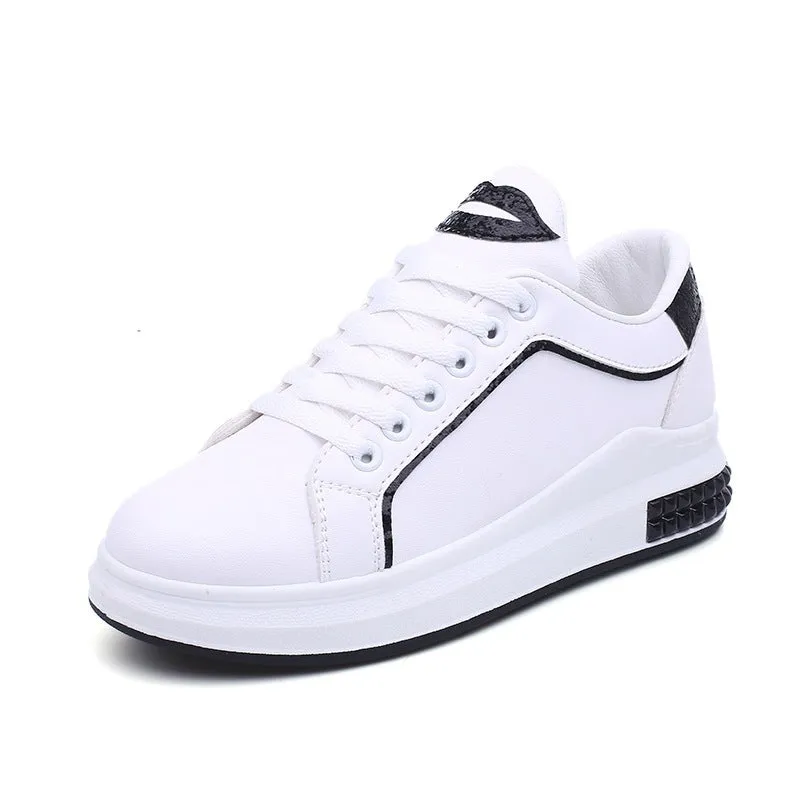 Ultra Light Flat Sole White Sneaker