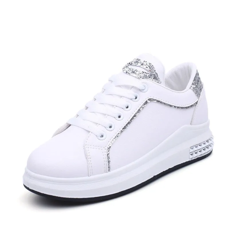 Ultra Light Flat Sole White Sneaker