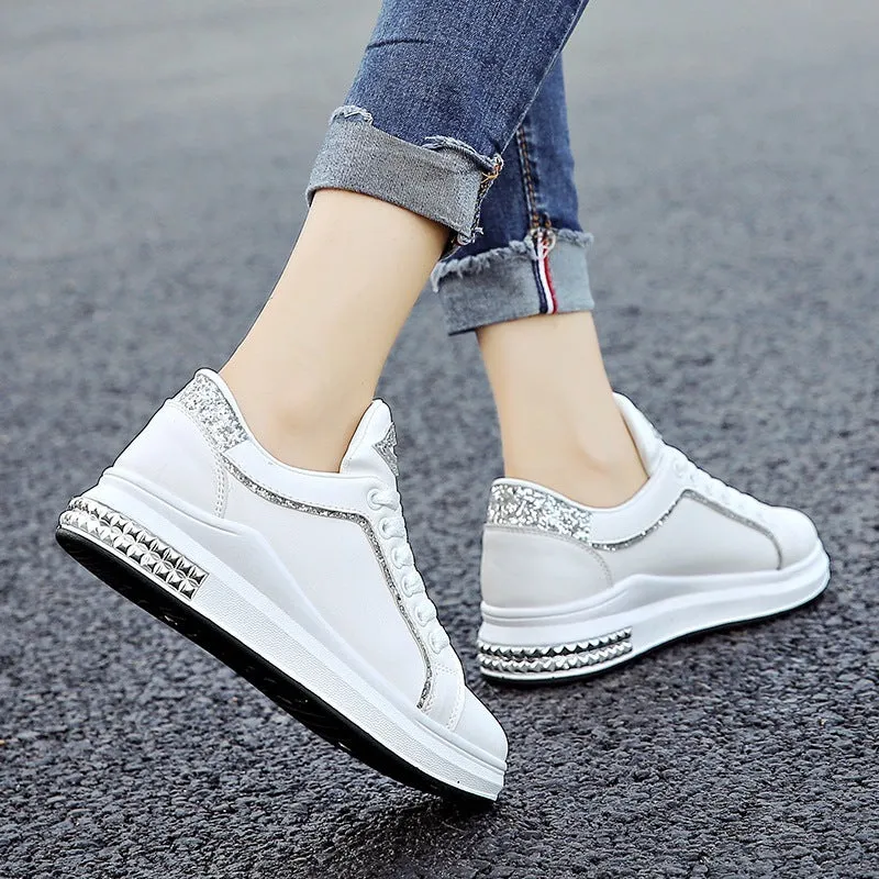 Ultra Light Flat Sole White Sneaker