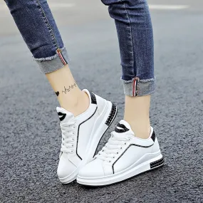 Ultra Light Flat Sole White Sneaker