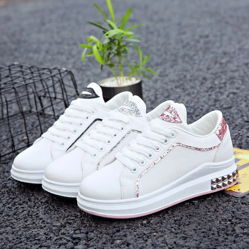 Ultra Light Flat Sole White Sneaker