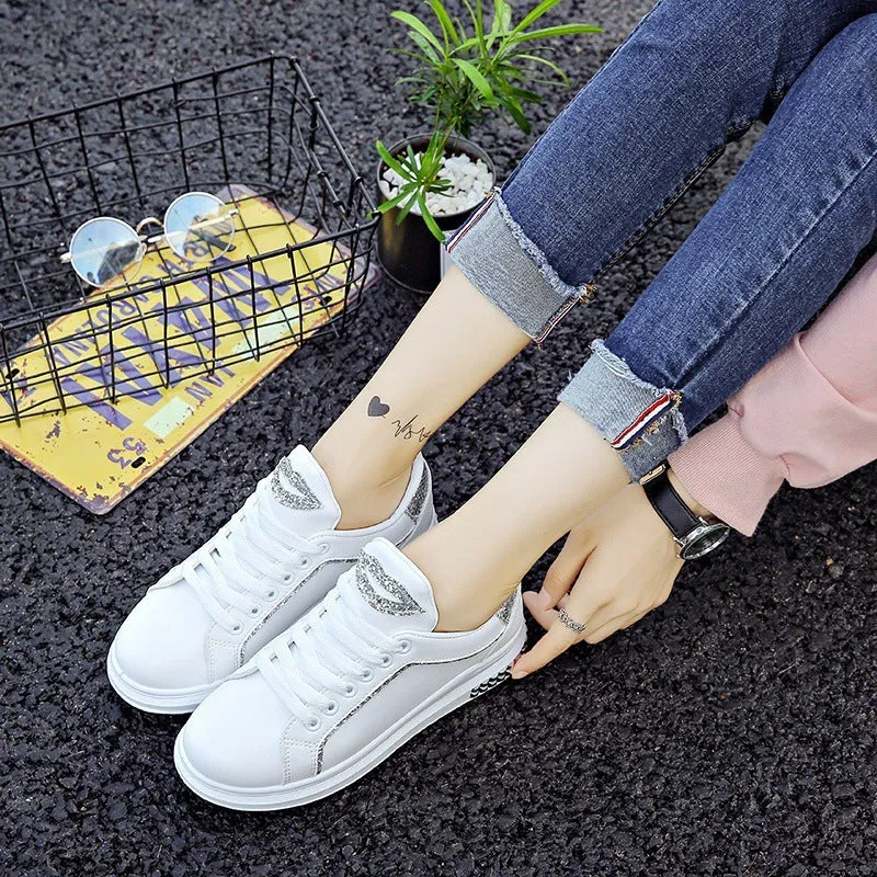 Ultra Light Flat Sole White Sneaker