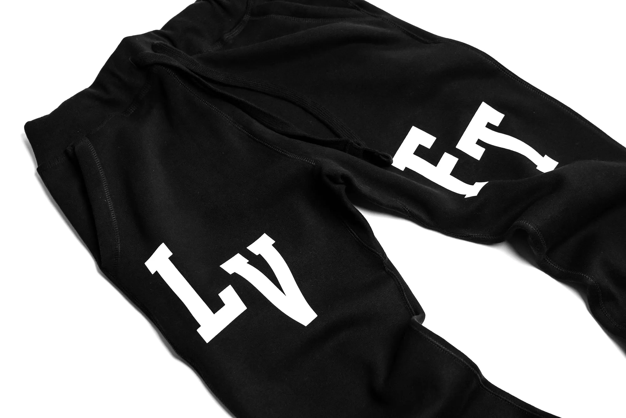 Varsity Fleece Joggers - Black