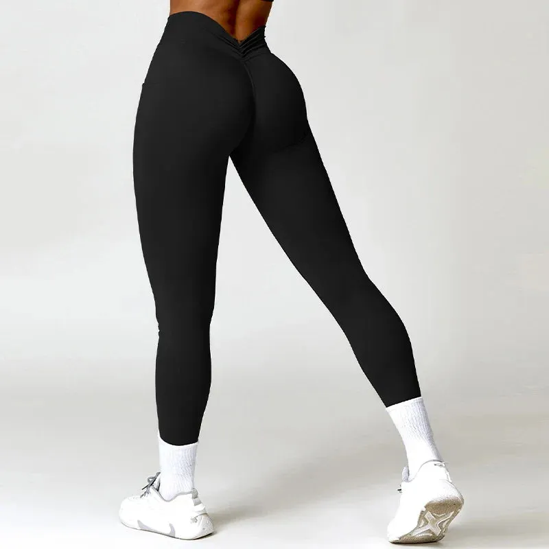 Women's Push Up Gym Tights for Running Fitness Workout Yoga Sports Leggings