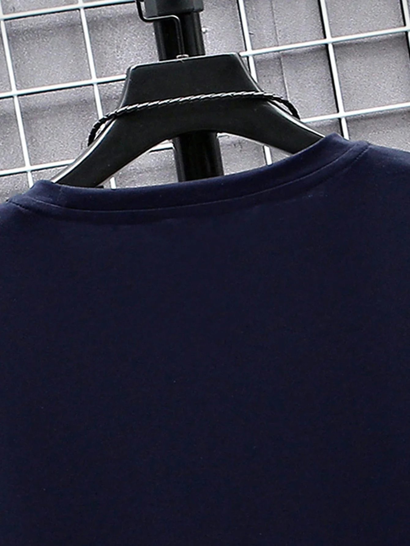 Men's 100% cotton summer loose size comfortable PARIS letter print slim fit casual sports round neck short sleeved T-shirt top - Image 5