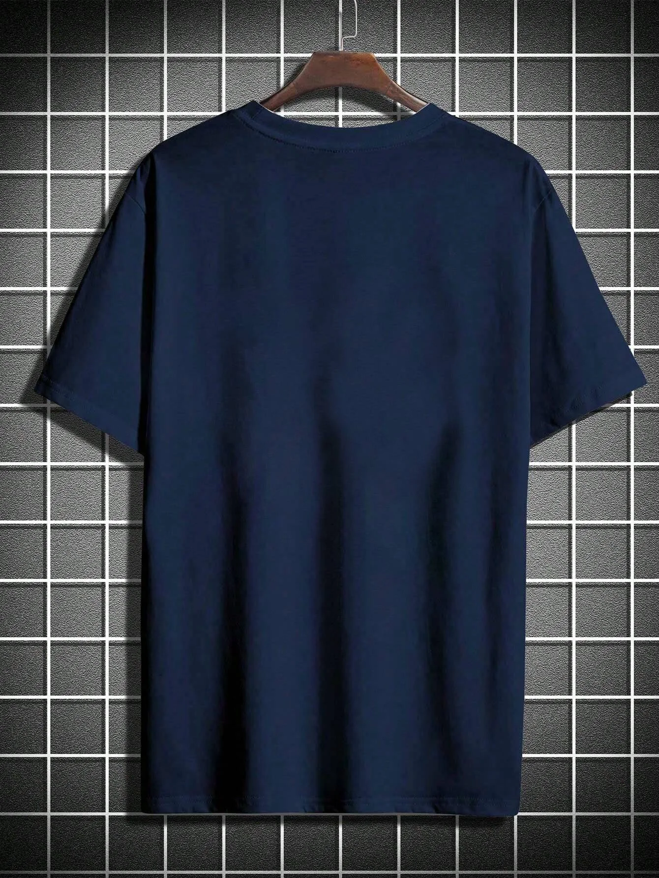 Men's 100% cotton summer loose size comfortable PARIS letter print slim fit casual sports round neck short sleeved T-shirt top - Image 4